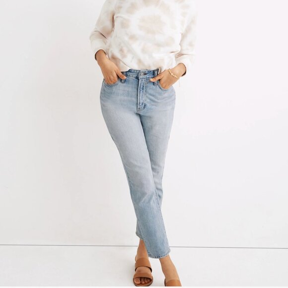 Madewell Denim - Madewell The Curvy Perfect Vintage Jean Light Wash High Rise Women's size 28